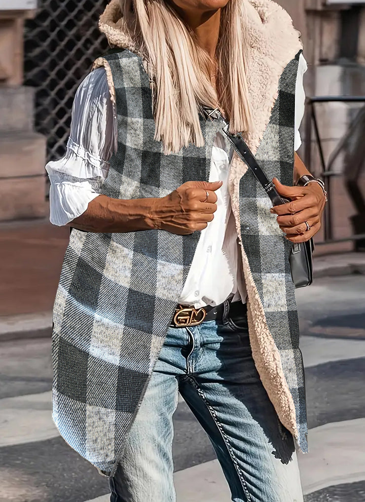 Blaze Hooded Sherpa Vest