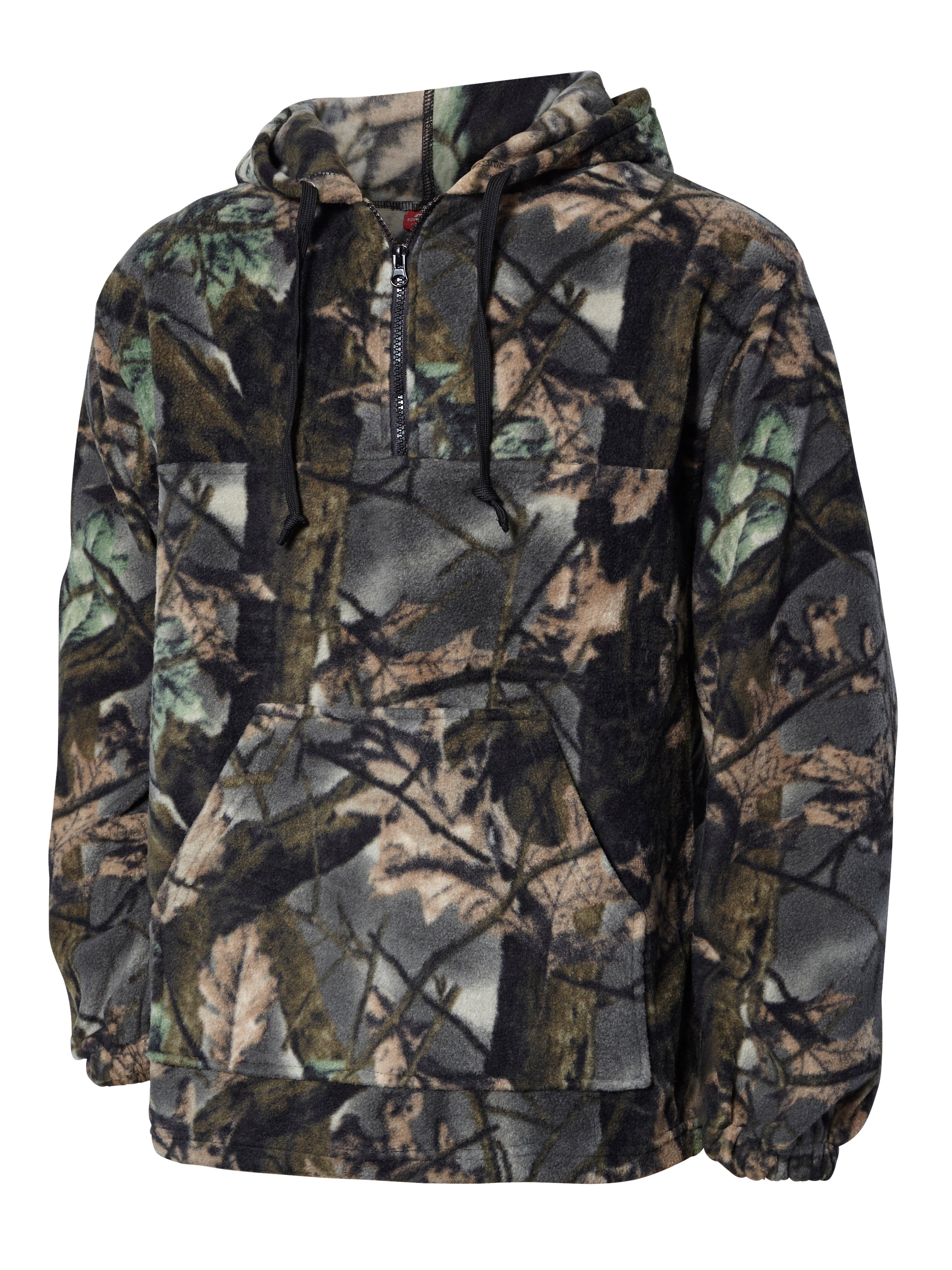 Kids Camo Half Zip