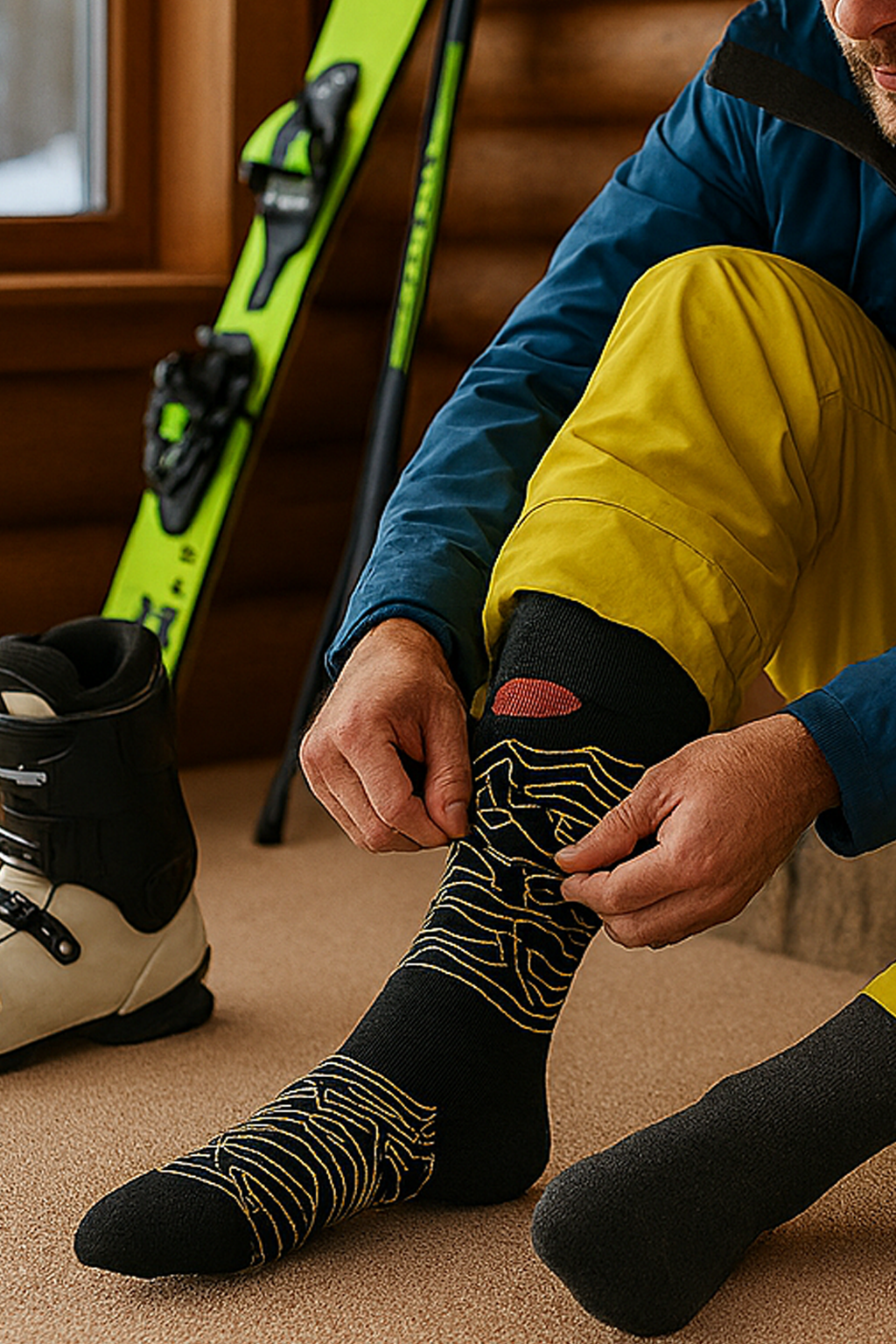 Adv Simple Mountain Sock